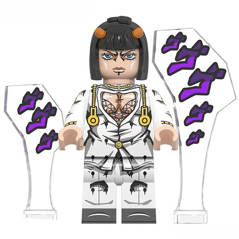 Bruno Buccellati JoJo's Bizarre Adventure Anime Lego Minifigures custom toys - DelsBricks MinifiguresMinifiguresDelsBricks MinifiguresDelsbricks
