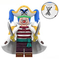 Buggy from ONE PIECE Anime Lego Minifigures custom toys - DelsBricks MinifiguresMinifiguresDelsBricks MinifiguresDelsbricks