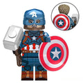 Captain America Avengers Lego Minifigures Custom Toys - DelsBricks MinifiguresMinifiguresDelsBricks MinifiguresDelsbricks