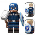 Captain America Steve Rogers Avengers Lego Minifigures Custom Toys 3 - DelsBricks MinifiguresMinifiguresDelsBricks MinifiguresDelsbricks