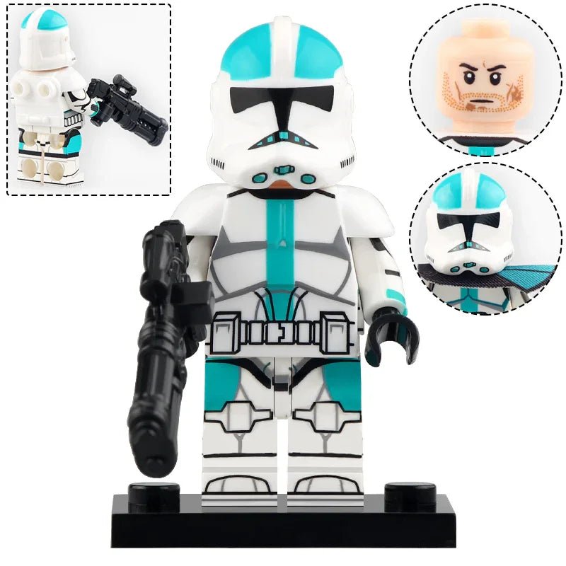 Captain Howzer Clone trooper Lego Star wars Minifigures Custom Toys - DelsBricks MinifiguresLego Star Wars MinifiguresDelsBricks MinifiguresDelsbricks.com