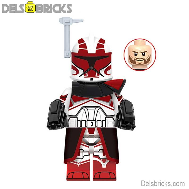 Captain Keeli Clone Trooper Lego Star Wars Minifigures - DelsBricks MinifiguresLego Star Wars MinifiguresDelsBricks MinifiguresDelsbricks.com