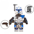 Captain Rex 501st Legion Star Wars Lego Minifigures Custom Toys - DelsBricks MinifiguresLego Star Wars MinifiguresDelsBricks MinifiguresDelsbricks.com