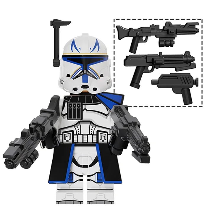 Captain Rex Phase 2 Clone Trooper Star Wars Lego Minifigures Custom Toys - DelsBricks MinifiguresLego Star Wars MinifiguresDelsBricks MinifiguresDelsbricks.com
