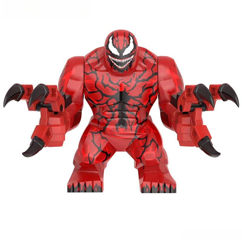 Carnage from Spider - Man Venom Big Figure Lego Minifigures Custom Toys 2 - DelsBricks MinifiguresSpiderman Lego MinifiguresDelsBricks MinifiguresDelsbricks.com
