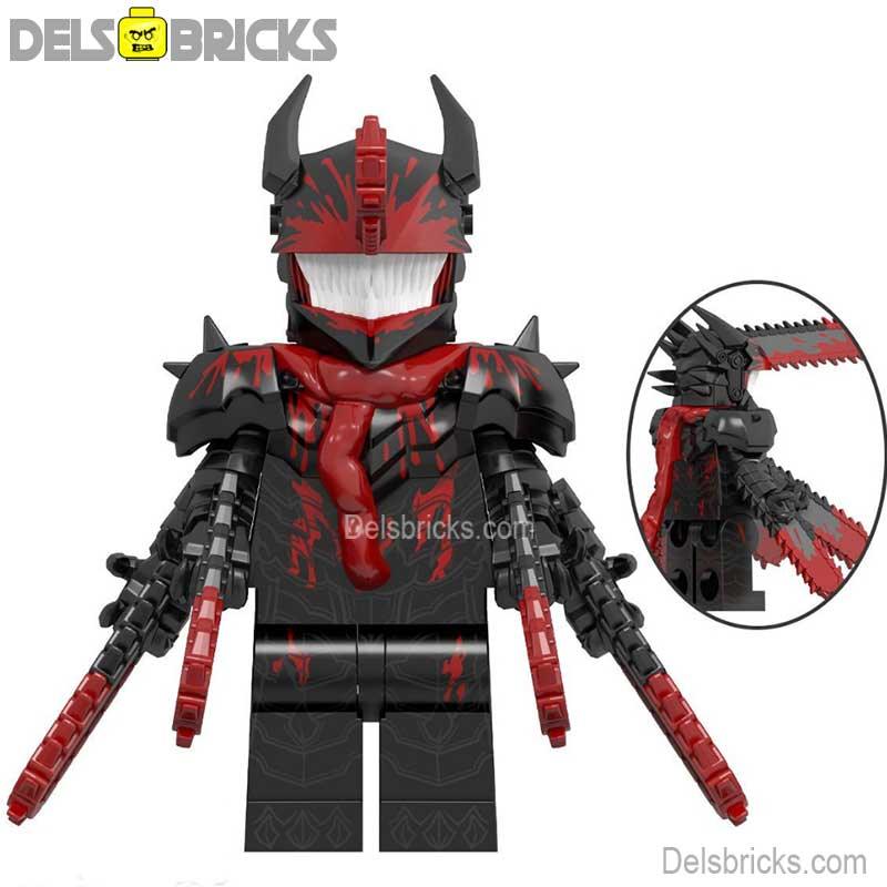 Chainsaw Demon (bloody version) from Chainsaw Man Lego Minifigures Anime toys - DelsBricks MinifiguresMinifiguresDelsBricks MinifiguresDelsbricks