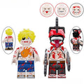 Chainsaw Man Denji and Pochita set of 2 Lego anime minifigures compatible custom collectible toys-minifigure toys
