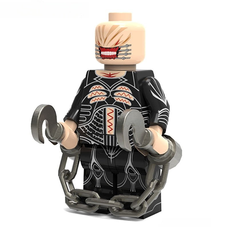 Chatterbox Cenobite from Hellraiser Lego Minifigures Custom Horror Toys - DelsBricks MinifiguresLego Horror MinifiguresDelsBricks MinifiguresDelsbricks.com