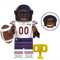 Chicago Bears NFL Football Teams Lego Minifigures Custom Toys - DelsBricks MinifiguresMinifiguresDelsBricks MinifiguresDelsbricks