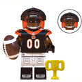 Cincinnati Bengals NFL Football Teams Lego Minifigures Custom Toys - DelsBricks MinifiguresMinifiguresDelsBricks MinifiguresDelsbricks