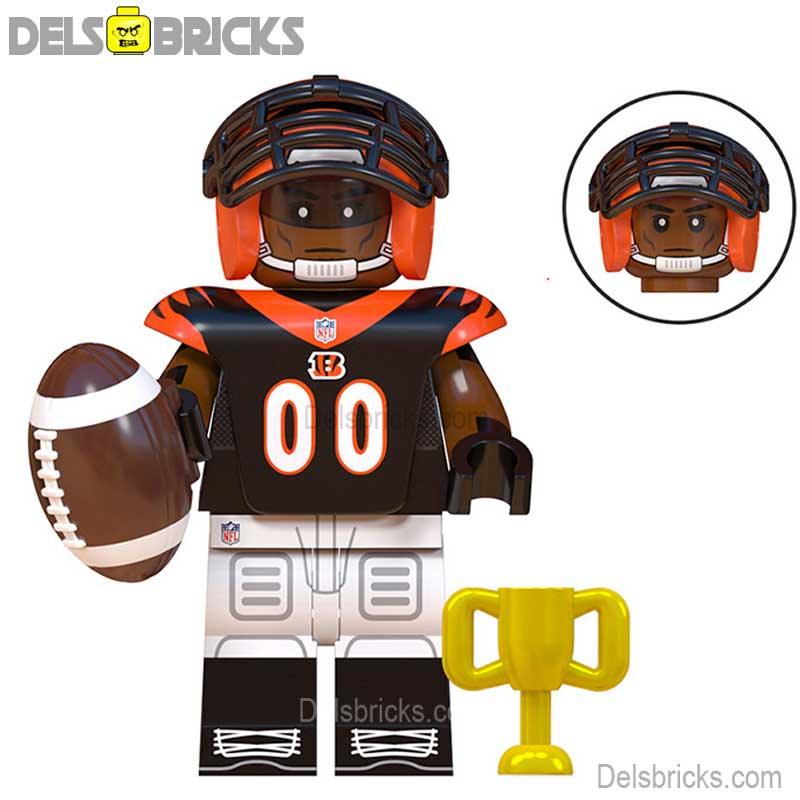 Cincinnati Bengals NFL Football Teams Lego Minifigures Custom Toys - DelsBricks MinifiguresMinifiguresDelsBricks MinifiguresDelsbricks