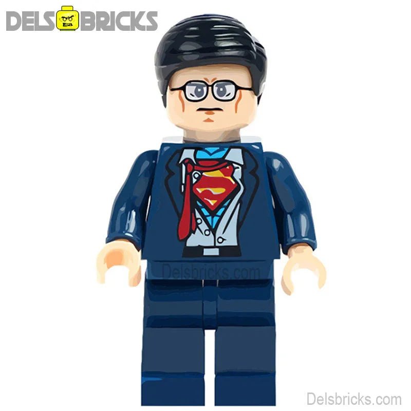 Clark Kent Superman Lego Minifigures Custom Toys - DelsBricks MinifiguresMinifiguresDelsBricks MinifiguresDelsbricks