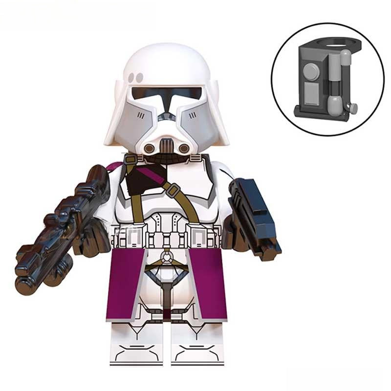 Commander Bacara Star Wars Lego Minifigures Custom Toys - DelsBricks MinifiguresLego Star Wars MinifiguresDelsBricks MinifiguresDelsbricks.com