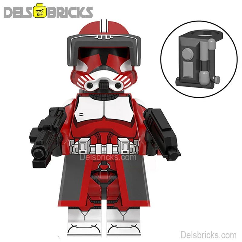 Commander Fox Lego Star Wars Minifigures Custom Toys NEW - DelsBricks MinifiguresLego Star Wars MinifiguresDelsBricks MinifiguresDelsbricks.com
