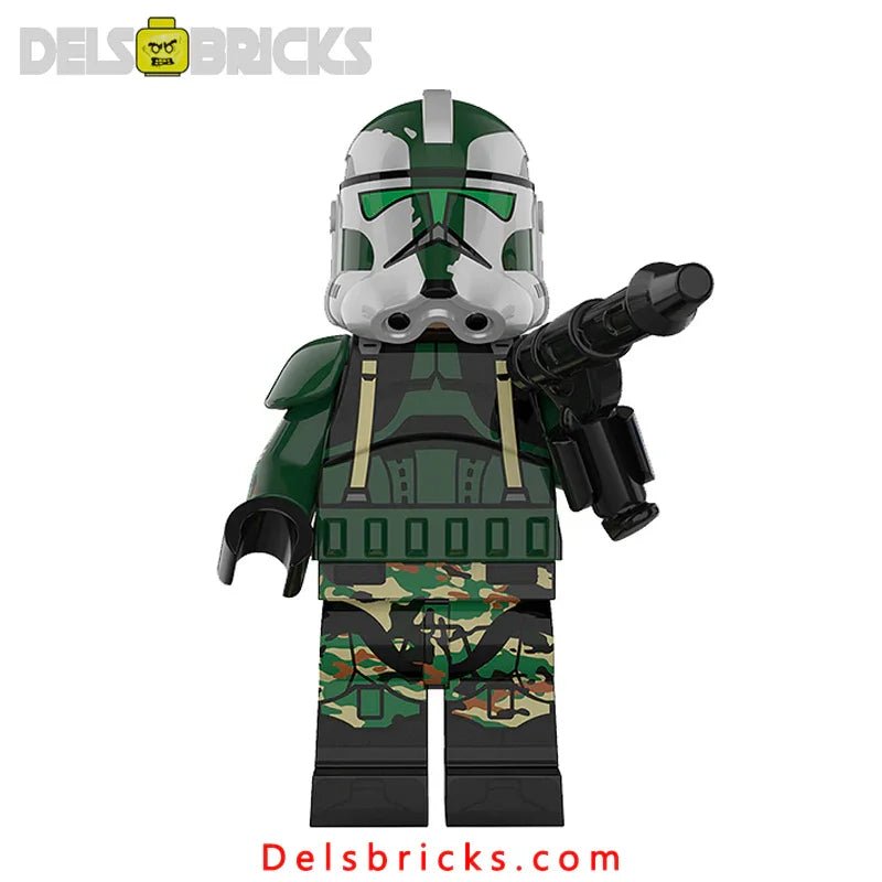 Commander Gree Clone trooperStar Wars Lego Minifigures Custom Toys - DelsBricks MinifiguresLego Star Wars MinifiguresDelsBricks MinifiguresDelsbricks.com