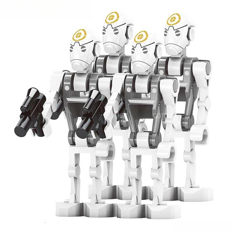 Commando Battle Droids set of 4 Star Wars Lego Minifigures Custom Toys NEW - DelsBricks MinifiguresLego Star Wars MinifiguresDelsBricks MinifiguresDelsbricks.com