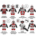 Coruscant Guard Clone troopers Set of 8 | Lego Minifigures Custom Toys - DelsBricks MinifiguresLego Star Wars MinifiguresDelsBricks MinifiguresDelsbricks.com