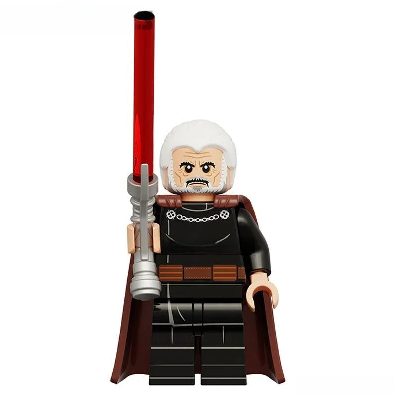 Count Dooku (Film Version) Lego Minifigures New Custom Toys 3 - DelsBricks MinifiguresLego Star Wars MinifiguresDelsBricks MinifiguresDelsbricks.com