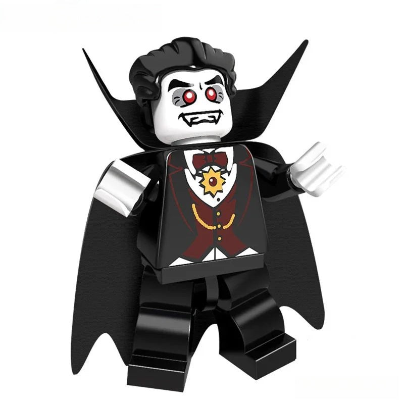 Count Dracula The Vampire Lego Minifigures Custom Toys - DelsBricks MinifiguresLego Horror MinifiguresDelsBricks MinifiguresDelsbricks.com