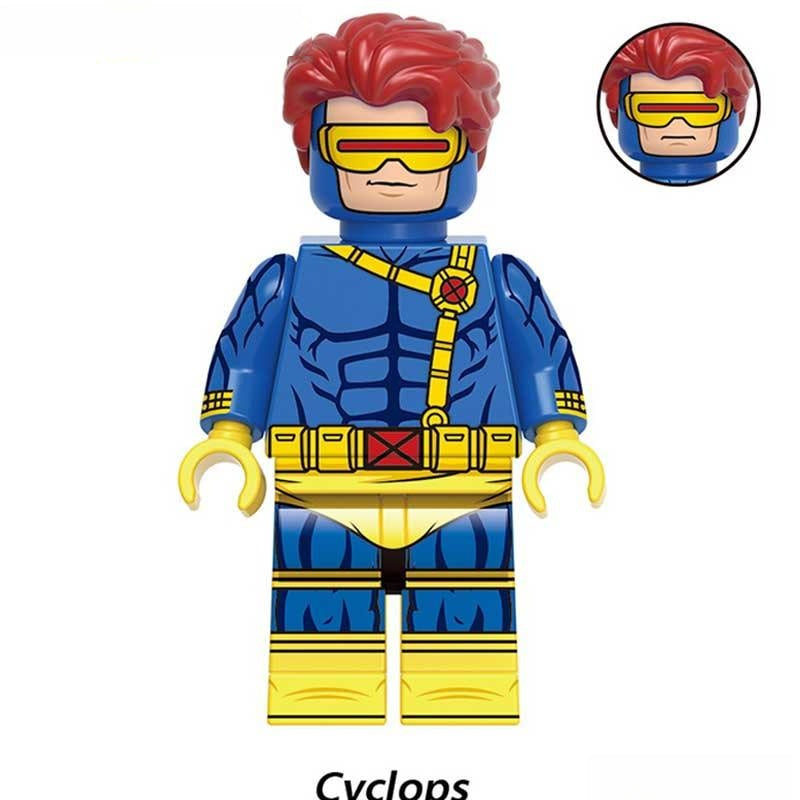 Cyclops From X - Men '97 Lego Minifigures custom toys NEW - DelsBricks MinifiguresMinifiguresDelsBricks MinifiguresDelsbricks