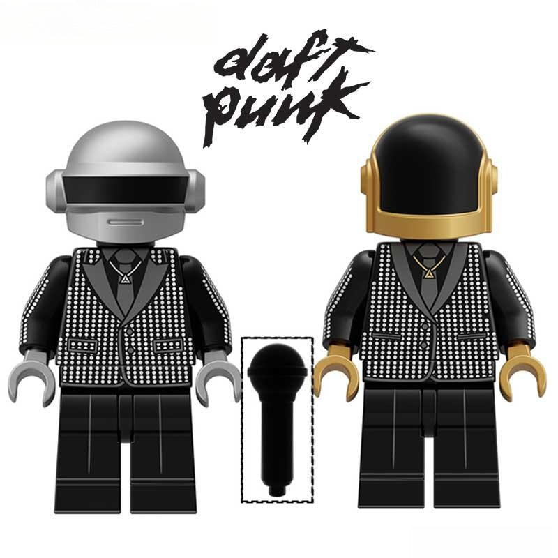 Daft Punk Lego Minifigures Custom Toys (rare set) - DelsBricks MinifiguresMinifiguresDelsBricks MinifiguresDelsbricks