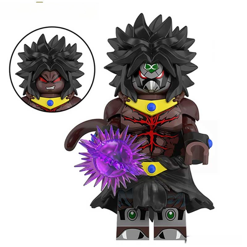 Dark Broly Dragon Ball Z Super Lego Minifigures Best Custom Anime Toys - DelsBricks MinifiguresMinifiguresDelsBricks MinifiguresDelsbricks