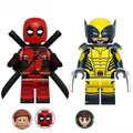 Deadpool & Wolverine SET OF 2 Marvel MCU Lego Minifigures Custom Toys New - DelsBricks MinifiguresMinifiguresDelsBricks MinifiguresDelsbricks