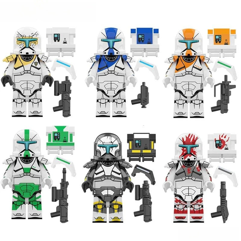 Delta Squad Commandos Set of 6 Lego Star Wars Minifigures Custom Toys - DelsBricks MinifiguresLego Star Wars MinifiguresDelsBricks MinifiguresDelsbricks.com