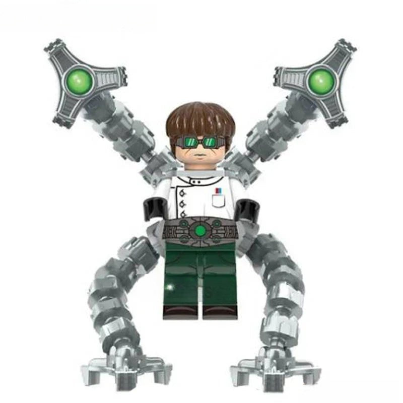 Doctor Octopus (Doc OC) from Spider - Man Lego minifigure Custom Toys - DelsBricks MinifiguresSpiderman Lego MinifiguresDelsBricks MinifiguresDelsbricks.com