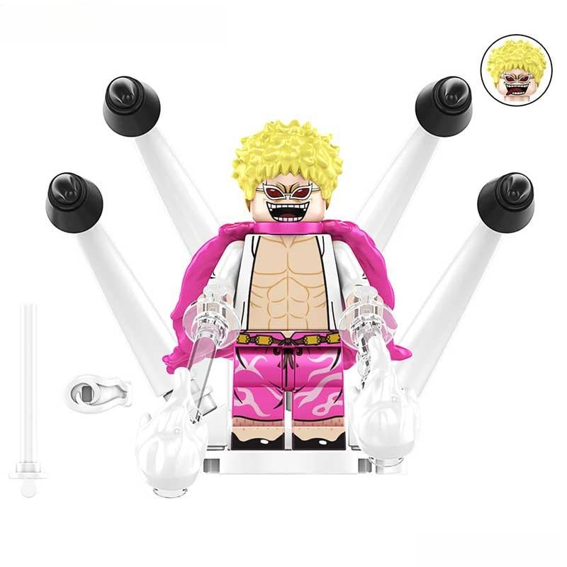 Doflamingo from ONE PIECE Anime Lego Minifigures custom toys - DelsBricks MinifiguresMinifiguresDelsBricks MinifiguresDelsbricks