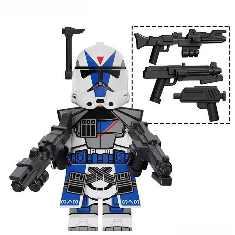 Dogma 501st Legion Clone trooper Phase 2 Lego Minifigures Custom Toys - DelsBricks MinifiguresLego Star Wars MinifiguresDelsBricks MinifiguresDelsbricks.com