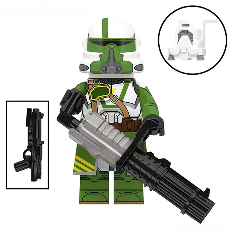 Doom Unit Clone trooper Commander Star wars Lego Minifigures Custom Toys - DelsBricks MinifiguresLego Star Wars MinifiguresDelsBricks MinifiguresDelsbricks.com