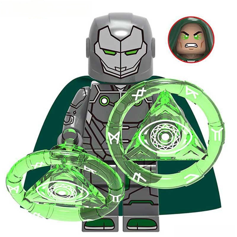 Dr Doom Infamous Iron Man Avengers Doomsday Lego Minifigures Custom Toys - DelsBricks MinifiguresMinifiguresDelsBricks MinifiguresDelsbricks