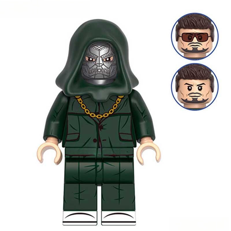 Dr Doom Robert Downey Jr NEW Version lego Minifigures Custom Toys - DelsBricks MinifiguresMinifiguresDelsBricks MinifiguresDelsbricks