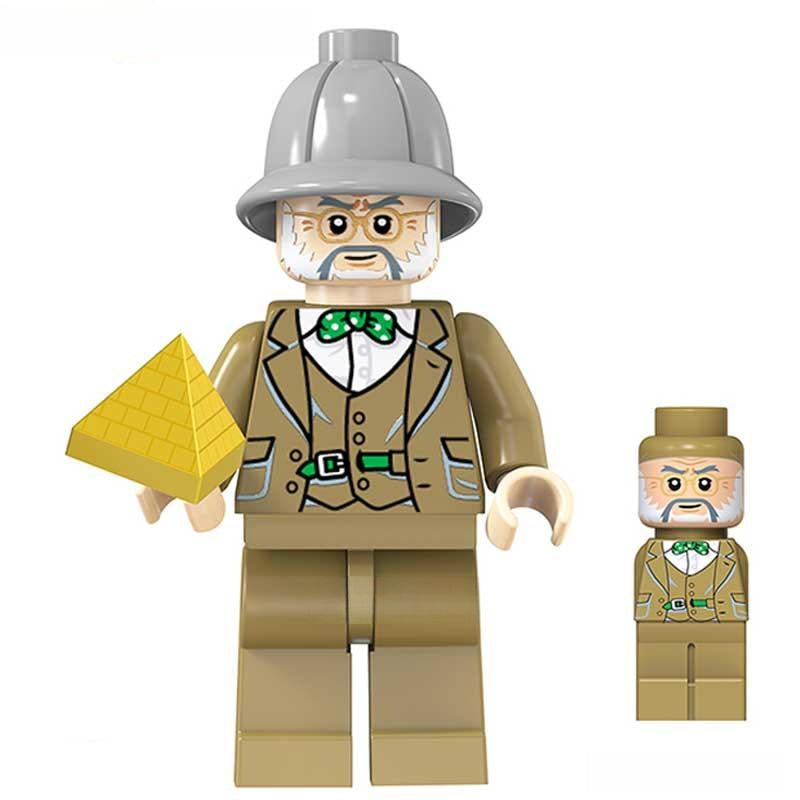 Dr Henry Jones form Indiana Jones | Lego Minifigures Custom Toys - DelsBricks MinifiguresMinifiguresDelsBricks MinifiguresDelsbricks