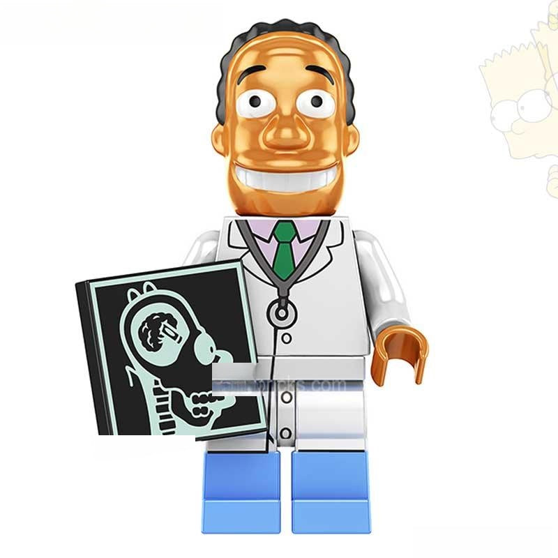 Dr Hibbert | The Simpsons Lego Minifigures Custom toys - DelsBricks MinifiguresMinifiguresDelsBricks MinifiguresDelsbricks