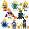 Dragon Ball Z Super set of 8 Lego Minifigures Custom Anime Toys 3 - DelsBricks MinifiguresMinifiguresDelsBricks MinifiguresDelsbricks