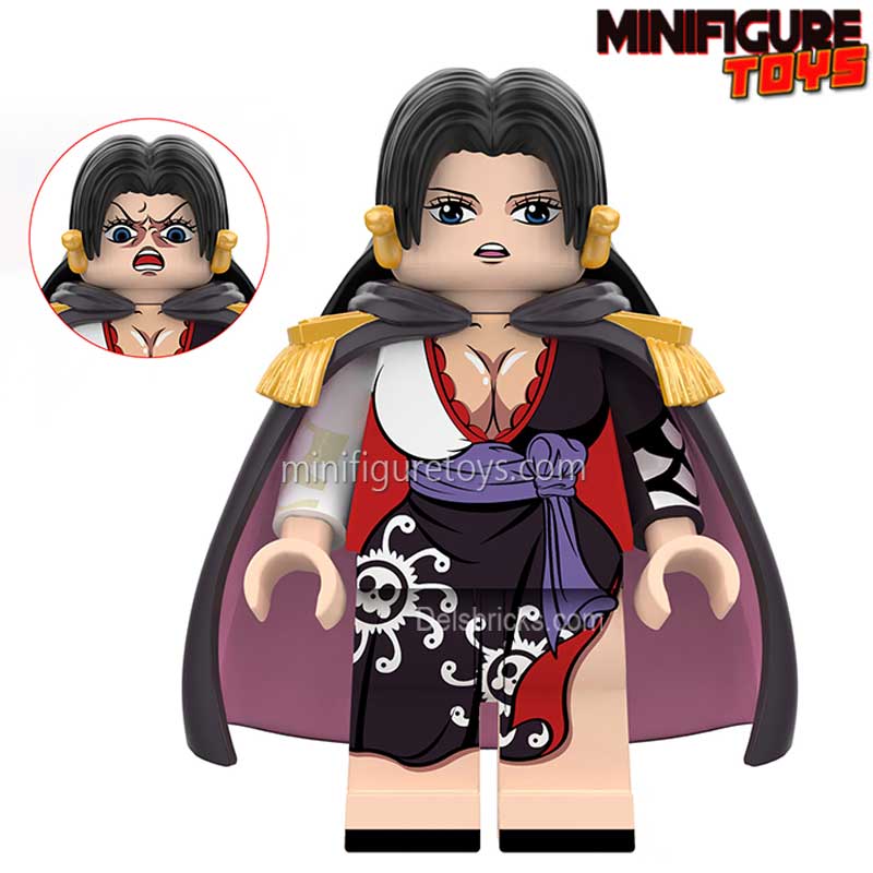 Boa Hancock One Piece Anime Custom Minifigure by Minifigure Toys - Lego Compatible Building Toy