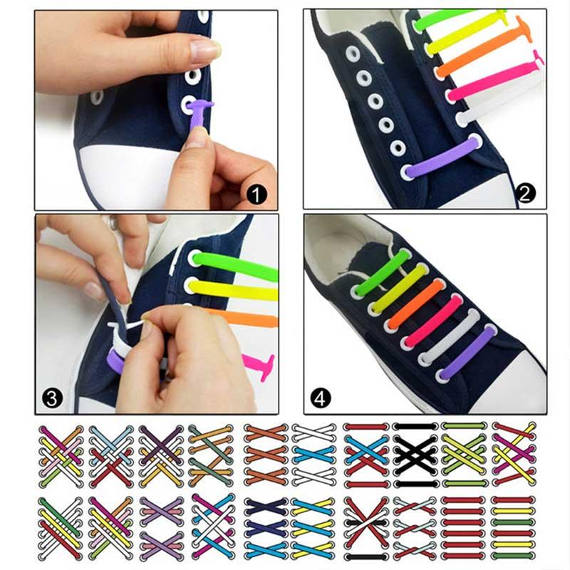 Easy No Tie Shoelaces - DelsBricks Minifiguressilicone shoe lacesDelsBricks MinifiguresDelsBricks