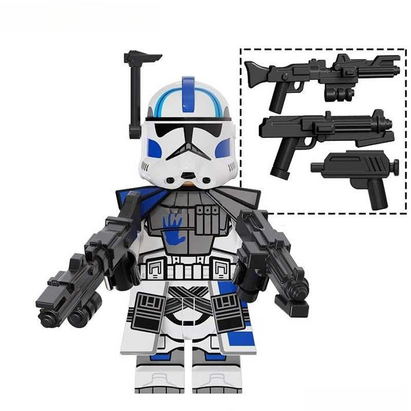 Echo 501st Legion Clone trooper Phase 2 Lego Minifigures Custom Toys - DelsBricks MinifiguresLego Star Wars MinifiguresDelsBricks MinifiguresDelsbricks.com
