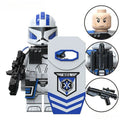 Echo Phase 1 501st Clone trooper Star Wars Lego Minifigures Custom Toys S3 - DelsBricks MinifiguresLego Star Wars MinifiguresDelsBricks MinifiguresDelsbricks.com