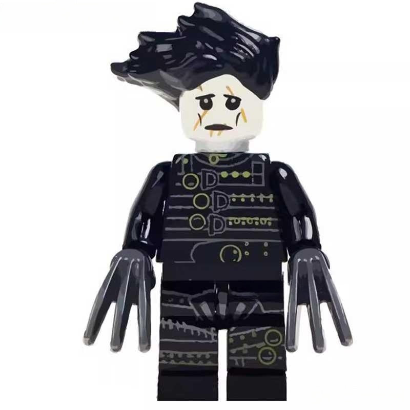 Edward scissorhands Lego Minifigures Custom Toys - DelsBricks MinifiguresMinifiguresDelsBricks MinifiguresDelsbricks
