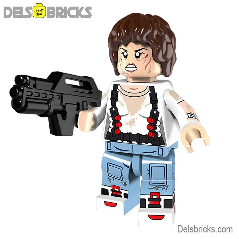 Ellen Ripley from Aliens Lego Minifigures - DelsBricks MinifiguresMinifiguresDelsBricks MinifiguresDelsbricks