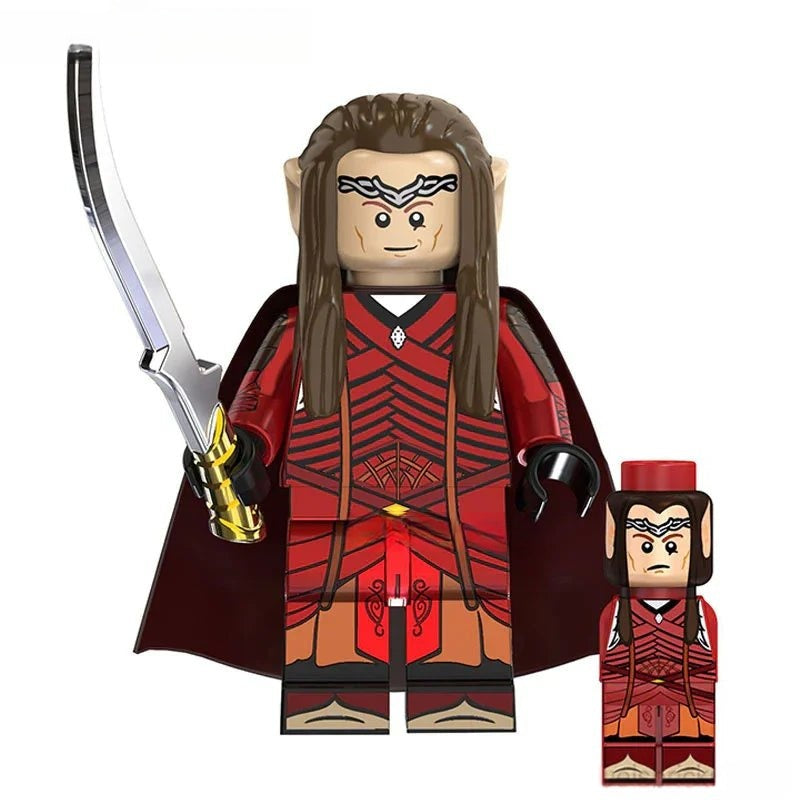 Elrond Lord of The Rings Lego Minifigures Custom Toys - DelsBricks MinifiguresMinifiguresDelsBricks MinifiguresDelsbricks