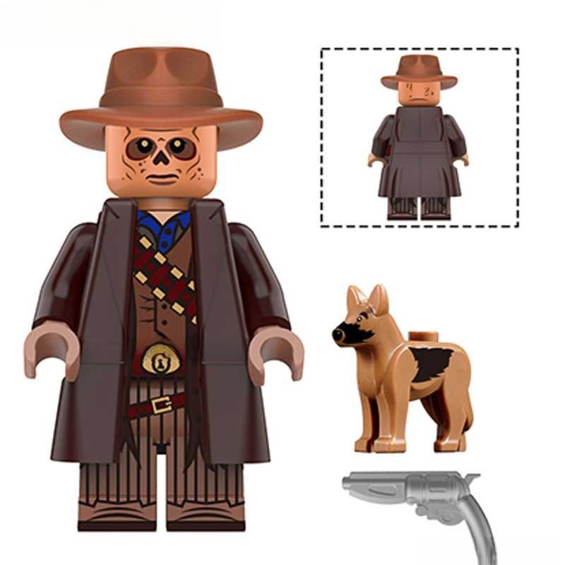 Fallout Cooper Howard Ghoul Lego Minifigures Custom video Game Toys - DelsBricks MinifiguresMinifiguresDelsBricks MinifiguresDelsbricks