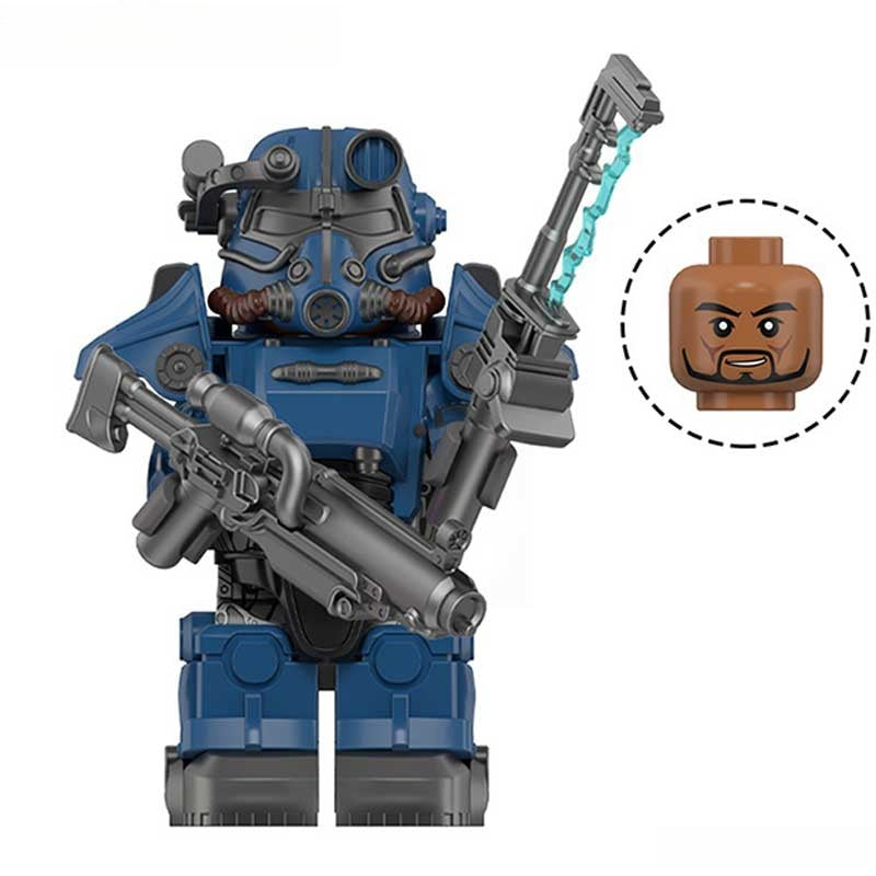 Fallout T - 45 Power Armor Lego Minifigures Custom video Game Toys Set 5 - 2 - DelsBricks MinifiguresMinifiguresDelsBricks MinifiguresDelsbricks