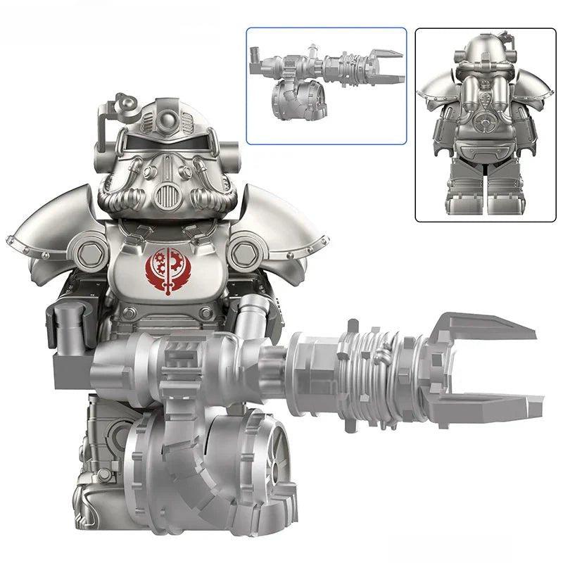 Fallout t - 51 Power Armor Lego Minifigures Custom video Game Toys Set 4 - 1 - DelsBricks MinifiguresMinifiguresDelsBricks MinifiguresDelsbricks