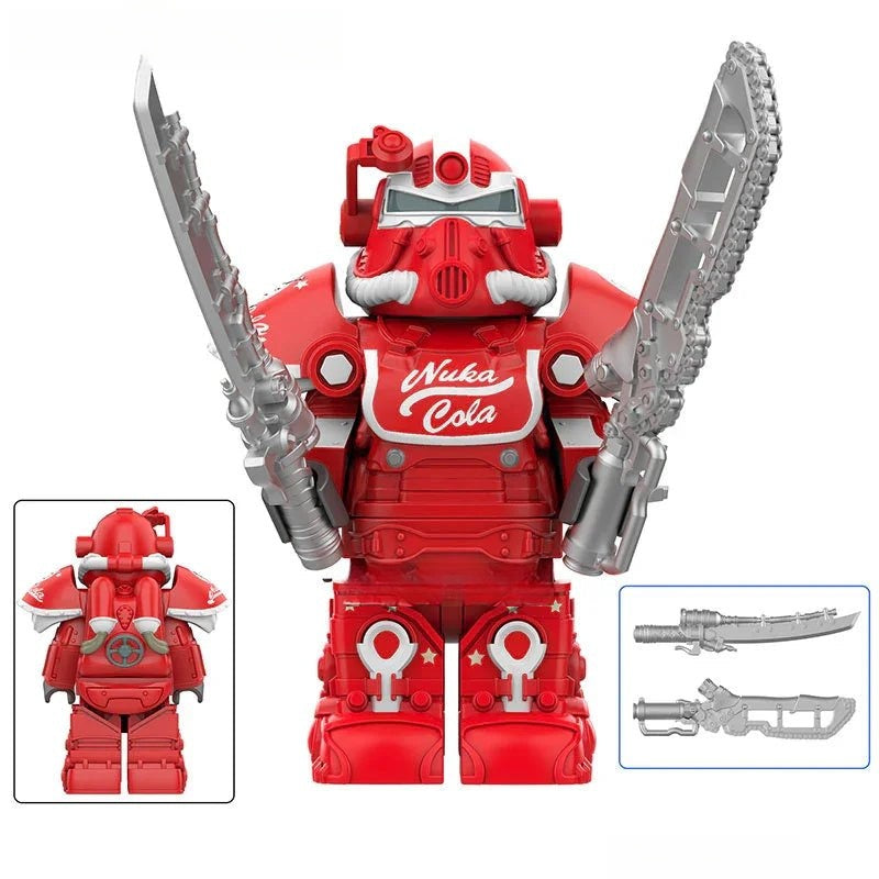 Fallout t - 51 Power Armor Lego Minifigures Custom video Game Toys Set 4 - 4 - DelsBricks MinifiguresMinifiguresDelsBricks MinifiguresDelsbricks