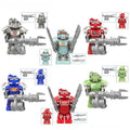Fallout t - 51 Power Armor Set of 6 Lego Minifigures Custom video Game Toys - DelsBricks MinifiguresMinifiguresDelsBricks MinifiguresDelsbricks