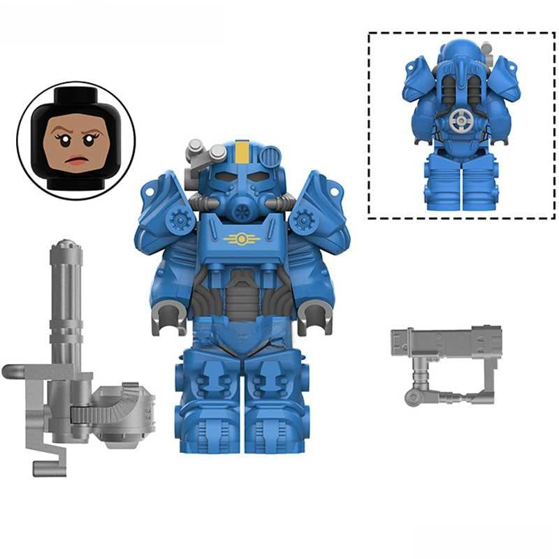 Fallout T60 Power Armor Lego Minifigures Custom video Game Toys 2 - 2 - DelsBricks MinifiguresMinifiguresDelsBricks MinifiguresDelsbricks